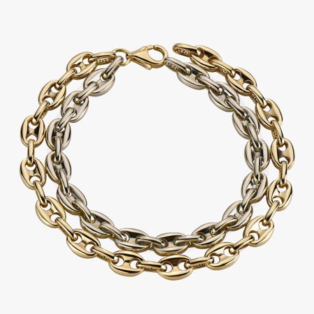 Adroit Double-Row Gold Bracelet